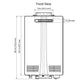 NHW700-199AE - Non-Condensing Tankless Water Heater - Outdoor, 199,000 BTU